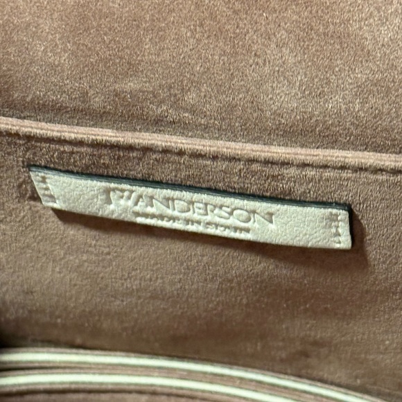 JW ANDERSON white shoulder bag with gold tone hardware - Picture 4 of 9